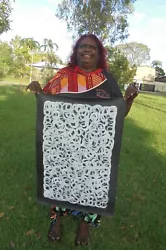 Buy LOUISE  NUMINA 82 X 57 Cm Original Painting - Aussiepaintings Aboriginal Art • 121.58£