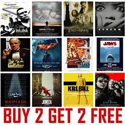 Buy All Time Great Movie Posters Wall Art Classic Movie Modern Cinema A4 A3 A2 • 4.99£