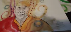 Buy 2010 Dalai Lama Shaman PORTRAIT Turner Original Painting  • 2,574.10£