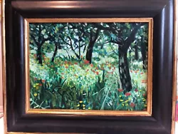 Buy Original Oil Painting - Woodland Flowers - Nice Frame - 48cm Tall - Great Gift • 66.60£