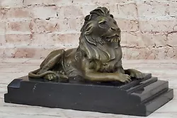 Buy Large Barye African Lioness Lion Wild Life Animal Bronze Sculpture Statue Deal • 165.70£