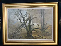 Buy Oil On Canvas Painting Signed Einar Thorbjorn ( Rold Forest Denmark ) • 175£