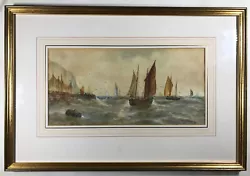 Buy Antique Marine Watercolour Painting Robert Thornton Wilding British C1910 - 21 • 290£