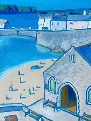 Buy Original Oil Painting ‘Tenby Harbour Beach Summer” By Brian Pinnell • 59£