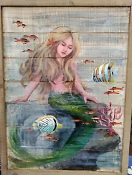 Buy Hand Painted Mermaid By Local Artists • 175.36£