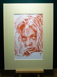 Buy Original Painted Portrait Of Susannah York, By Artist Gary Thompson • 35£