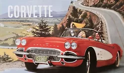 Buy Corvette 1961 Rare Vintage A1 Car Poster • 23.99£