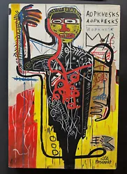 Buy Jean Michel Basquiat 1980's Acrylic Painting On Canvas Signed Stamped 23 X15  • 32,098.86£