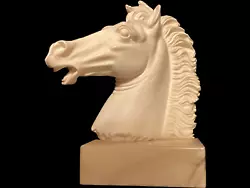 Buy  Horse Sculpture Alabaster Statue Marble Base Signed A Giannelli  • 45£