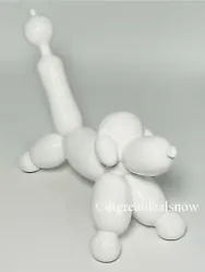 Buy Collectible Ceramic Retro Pop Art White BALLOON DOG THREE HANDS CorpUnique • 15.10£
