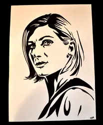 Buy A4 Art  Ink Marker Sketch Drawing Jodie Whittaker As The 13th Doctor Who A • 10£