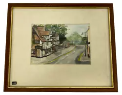 Buy Beckwiths At Hertford By Anne Marie Rizzi Framed Watercolour Painting - I17 O758 • 5.95£