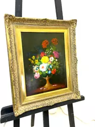Buy An Original, Vintage Painting  A Bouquet Of Flowers  By An Unknown Artist • 173.25£