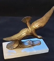 Buy French Art Deco Sculpture Seagull Bronze Patinated Metal • 125£