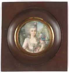 Buy Attr. To Augustin Dubourg (1758-1800)  Portrait Of A Young Lady  Miniature (m) • 4,369.10£