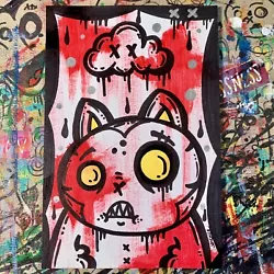 Buy Jencalle Graffiti Art ORIGINAL Street Outsider Pop 6x4 PAINTING USA Modern 👻 • 32.36£
