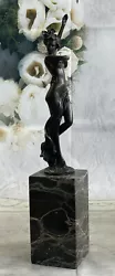 Buy 1930s Art Deco Bronze Metal Statue Nude Dancer Original Milo Figure Female • 70.83£