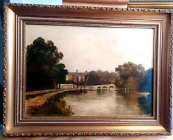 Buy Antique Oil Painting On Panel Signed J. Lewis Framed • 120£