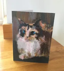 Buy Set Of Four 4x6 In Art Cards Signed On Back J. Taylor Calico Cat Ragamuffin Aceo • 11.99£