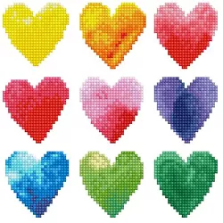 Buy LOVE RAINBOW - Diamond Painting Kit: Love Rainbow - Diamond Dotz • 15.99£
