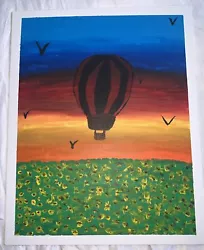 Buy Acrylic Painting On Canvas Original The Sunflower Field • 50£