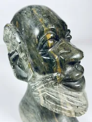 Buy Male Sculpture Africa Stone Marbled Verdite OOAK MCM Genuine Vtg Tandi Interest • 49.53£