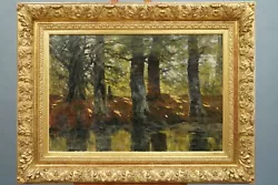 Buy Oil Painting Forest 1885 Mary Philippina Bilders-Van Boss 117 X 90 Holland Aio • 4,453.58£