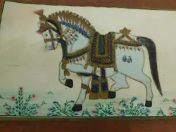 Buy Really Old PAINTING On Silk Horse • 29£