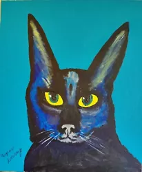 Buy Original  Acrilic On Canvas Painting Of The Cat  By Yevgeniy Kievskiy • 2,834.19£