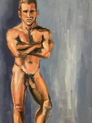 Buy Gay Art Nude Male Figure Original Oil Painting Dan Green • 104.56£