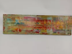 Buy Gerhard Richter Pastiche Wooden Painting On Wood Late June 2017 36.5  X 10.25  • 43£