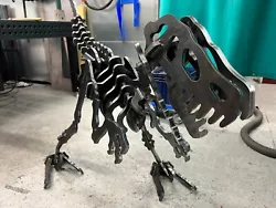 Buy Large Velociraptor Steel Garden Sculpture Laser Cut Welded Assembled • 1,000£