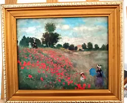 Buy Vintage Oil Print 'Wild Poppies' By Claude Monet • 20£