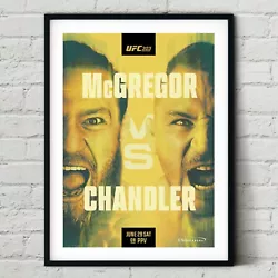Buy UFC 303 Conor McGregor Vs. Jake Chandler Fight Poster Wall Art Print Boxing MMA • 4.99£