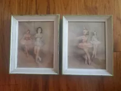 Buy VTG 1940s *PAIR* Framed Princess Ballerina Prints 🩰 6 X7  Boston, Mass. • 23.62£