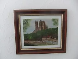 Buy Nicholas Horsfield  Watercolour Framed Painting Durham Cathedral Original 2006 • 49.99£