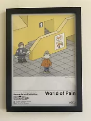 Buy James Jarvis “World Of Pain” Framed Poster - PARCO Gallery - 2000 • 19£