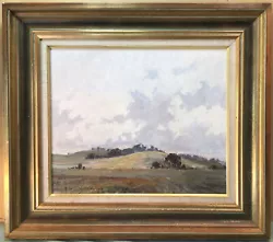 Buy Robert Wilson 1974 Gray Clouds Kangaroo Valley Framed Oil Painting • 668.27£