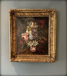 Buy Early 20th Century Oil Painting ‘Still Life Of Flowers’  • 195£