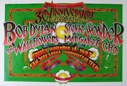 Buy Stevie Wonder / Bob Dylan  / 11-14-1997 / Never Rolled /concert Poster • 61.42£