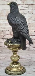 Buy Hot Cast Milo Sculpture: Genuine Bronze Bird Figurine - Fine Art Decoration Sale • 269.49£