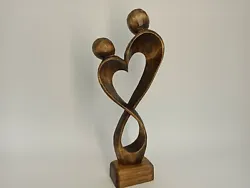 Buy Love Sculpture 8.3 , Wooden Sculpture, Sculpture Art, Wood Carving, Sculpture • 33.18£
