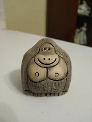 Buy Artisania Rinconada Ape Gorilla Monkey Hand Made Art Pottery Uruguay Mini 3  • 18.19£