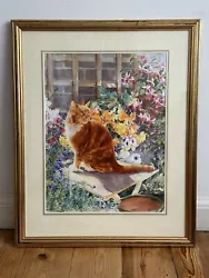 Buy Lesley Fotherby (born 1946) Watercolour Painting Of A Cat • 300£