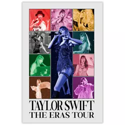 Buy Taylor Swift The Eras Art World Tour Movie Poster Home Room Wall Decoration Gift • 8.16£