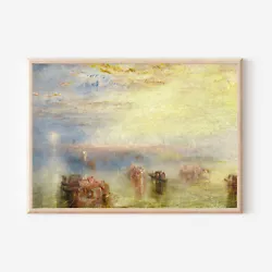 Buy J. M. W. William Turner - Approach To Venice (1844) Poster, Art Print, Painting • 5.50£