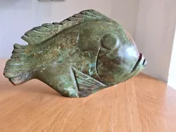 Buy Abstract Fish Sculpture, Shona Sculpture, Stone Sculpture, Verdite, Ornament  • 75£