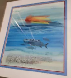 Buy Fly Fishing Legend Stu Apte Tarpon USA Stamp Original Watercolor Painting 1991 • 6,296.02£