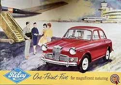 Buy Riley 1.5 Litre Rare Vintage A1 Car Poster • 23.99£