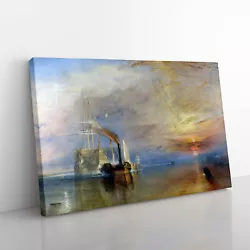 Buy The Fighting Temeraire By Joseph Mallord William Turner Canvas Wall Art Print • 24.95£